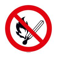 Zabranjen otvoreni plamen; Zabranjeno pušenje i vatra