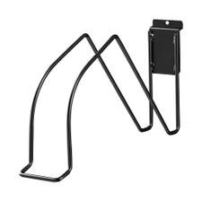 FlexiSlot® Crni držač za kacige za zidnu stijenu s utorima