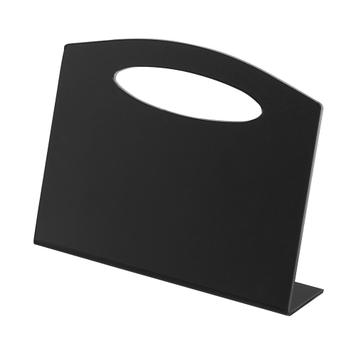 L-stalak s otvorom, polegn. crna ploča formata A7