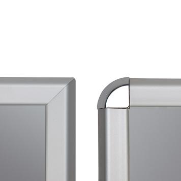 Klik-klak okvir, profil 32 mm, srebrne boje