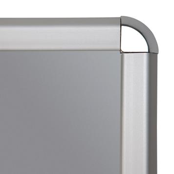 Klik-klak okvir, profil 32 mm, srebrne boje