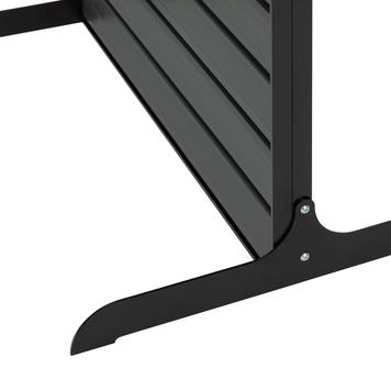 FlexiSlot® stalak "Construct-Straight" Black Frame