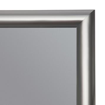 Klik-klak okvir, 25 mm profil, izgled plemenitog čelika, s kosim ugaonim spojem (45°)