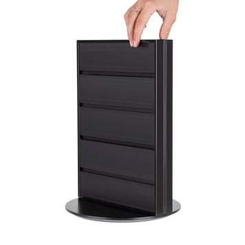 FlexiSlot stolni stalak "Style-Black Rotation"