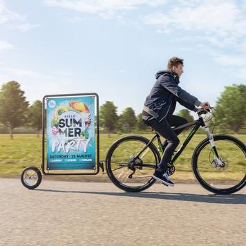 Reklamna prikolica za bicikle "Extra"